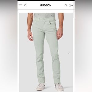 Hudson men’s 34” 36” in mint green